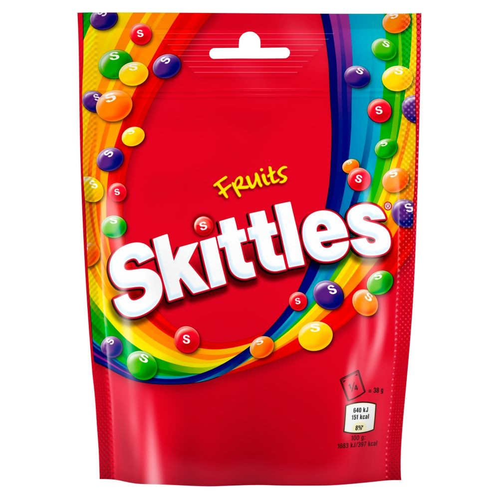 Skittles Fruits Chocolate Pouch Bag - 152g