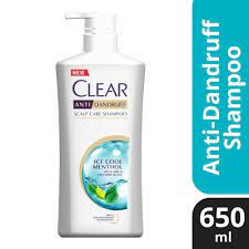 Clear Anti Dandruff Ice Cool Menthol Shampoo - 650ml