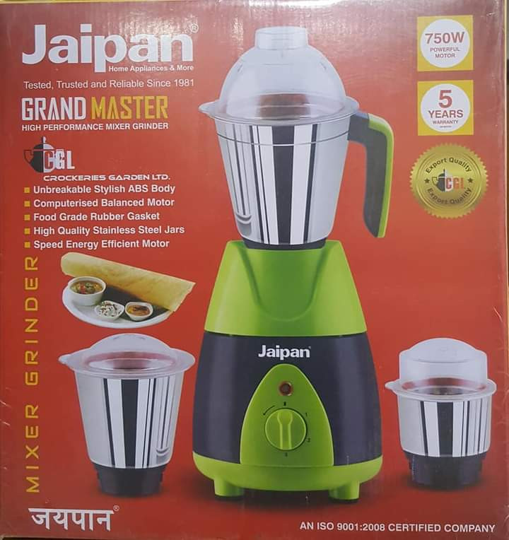 Jaipan Grand Master 750 Watt Mixer & Grinder Price Bangladesh