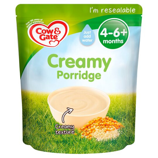 Cow & Gate Creamy Porridge Baby Cereal (4-6 Month) - 125g (U.K)