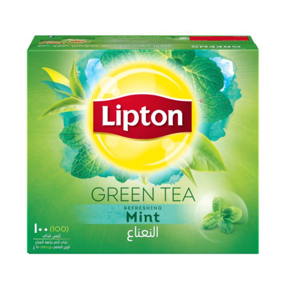 Lipton Green Tea Bags Mint - 100p