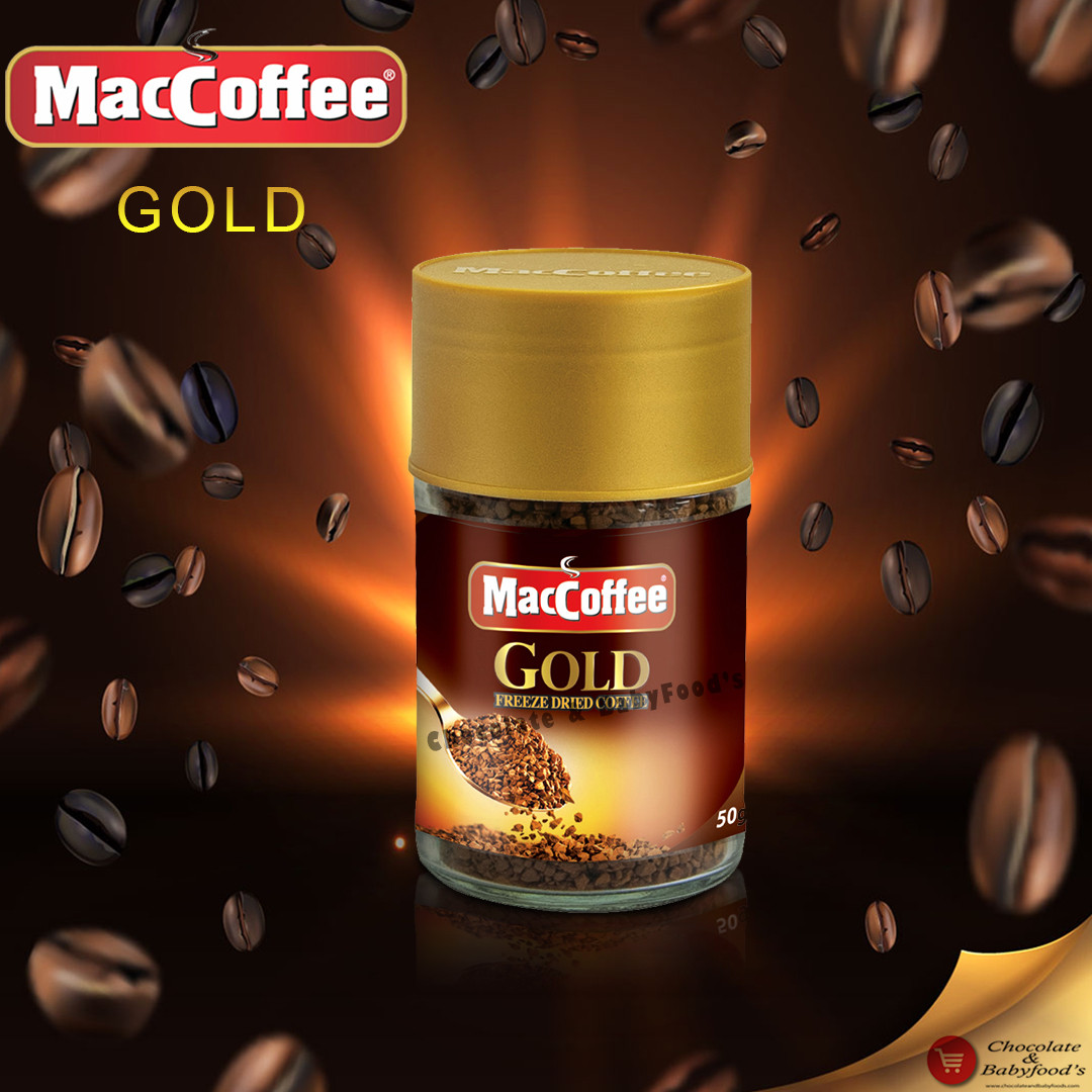 MacCoffee Gold Coffee Jar - 50g