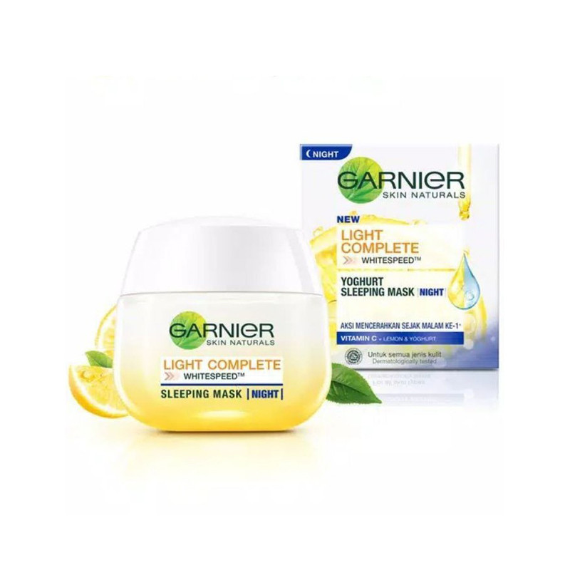 Garnier Bright Complete Vitamin C Sleeping Mask Night Cream - 50ml