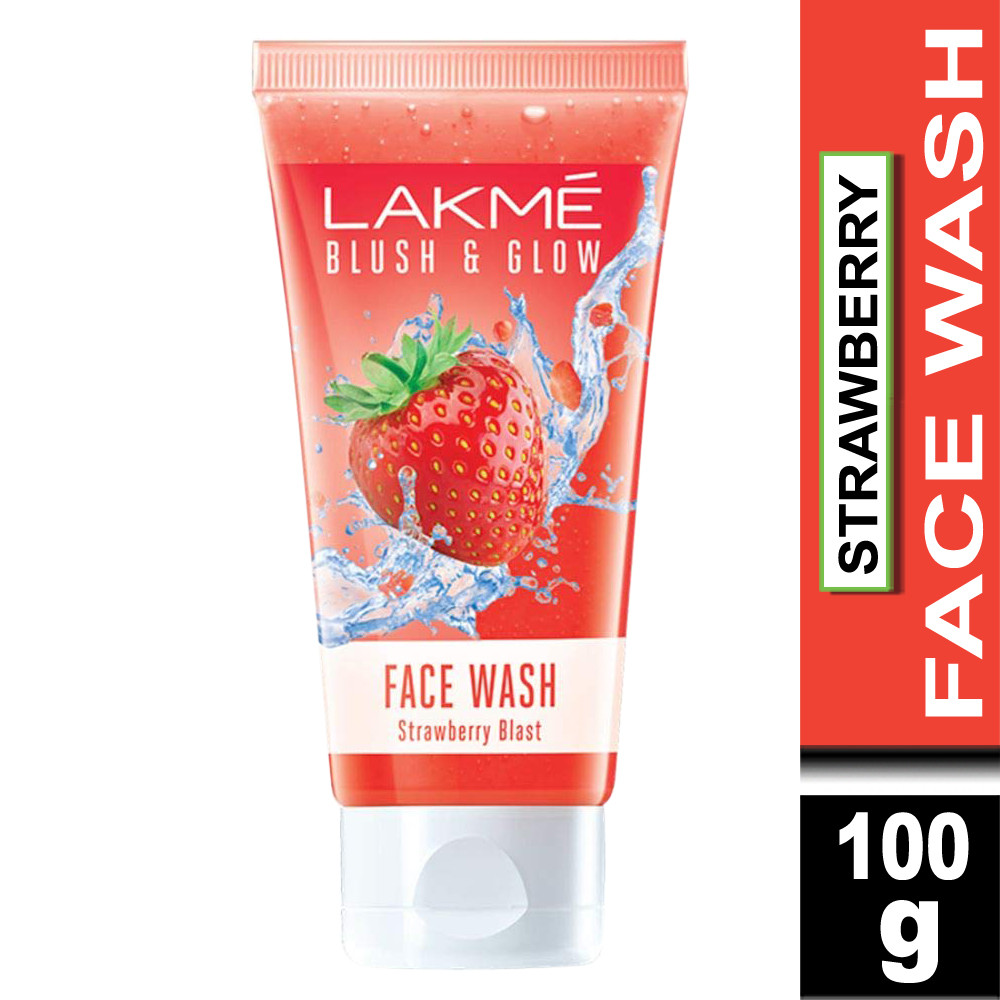 Lakme Blush & Glow Strawberry Face Wash - 100g (India)