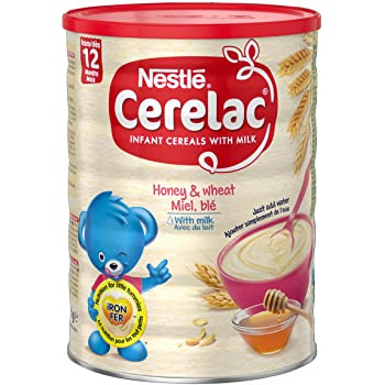 Nestle Cerelac Honey & Wheat 12month+ 1Kg (Imported from UK)