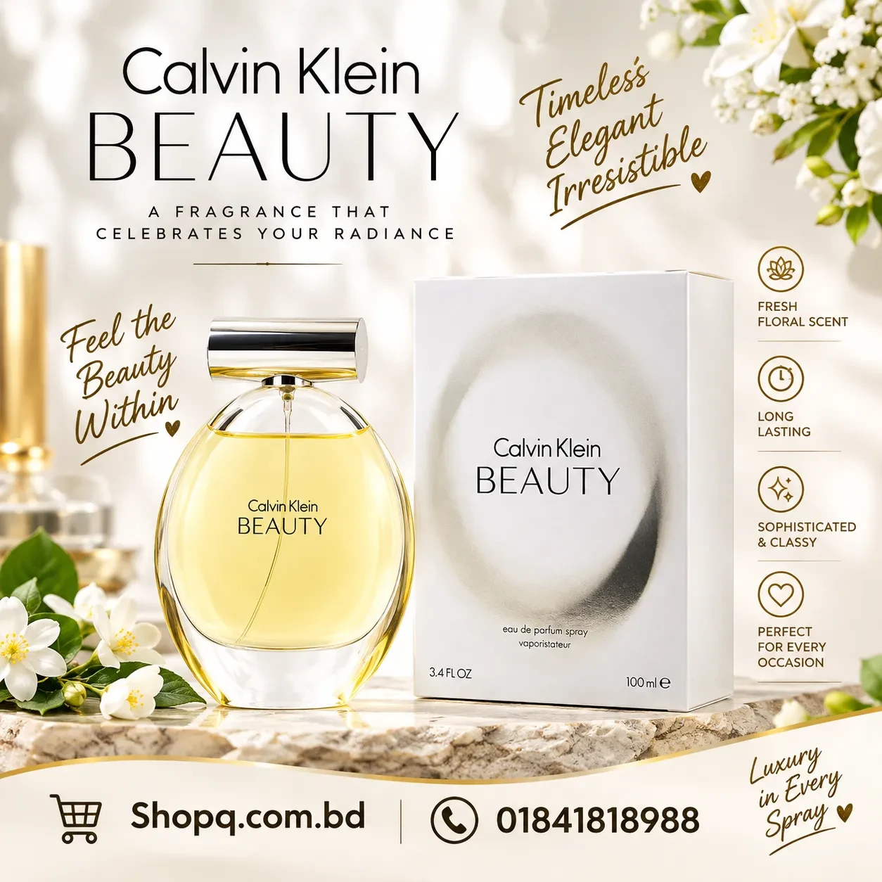 Calvin Klein Beauty Dau De Perfume Spray - 100ml (France)