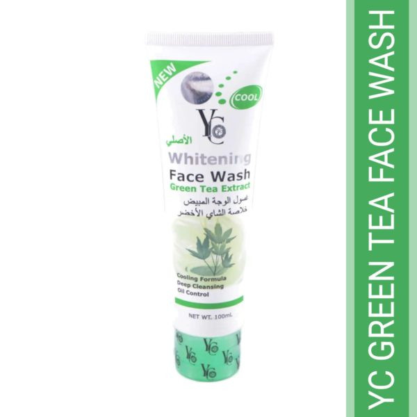 YC Whitening Green Tea Extract Face Wash - 100ml (Thailand)