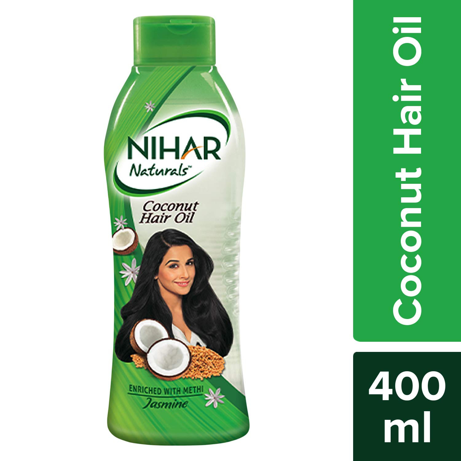 Nihar Naturals Coconut Hair Oil with Methi & Jasmine 400ml India
