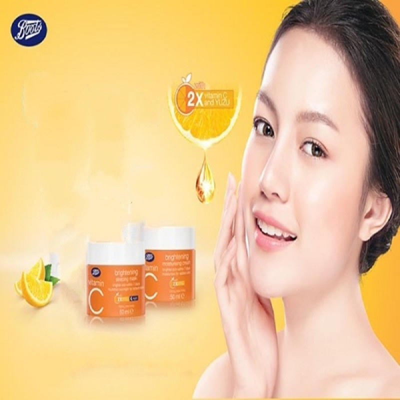 Boots Vitamin C Brightening Sleeping Mask - 50ml (Thailand)