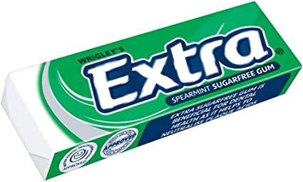 Wrigleys Extra Spearmint Chewing Gum Sugarfree - 14g
