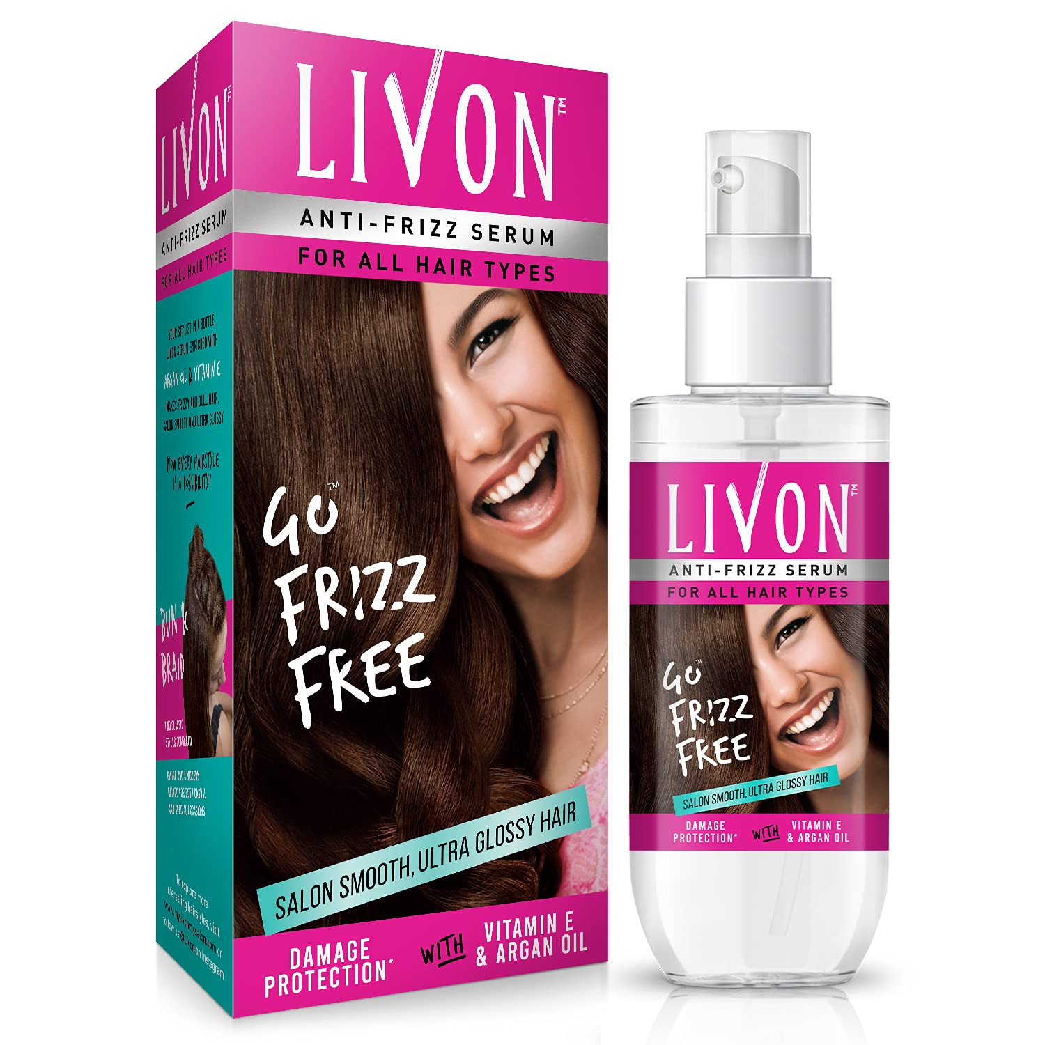 Livon Hair Serum Frizz-Free Smooth & Glossy - 50ml (India)
