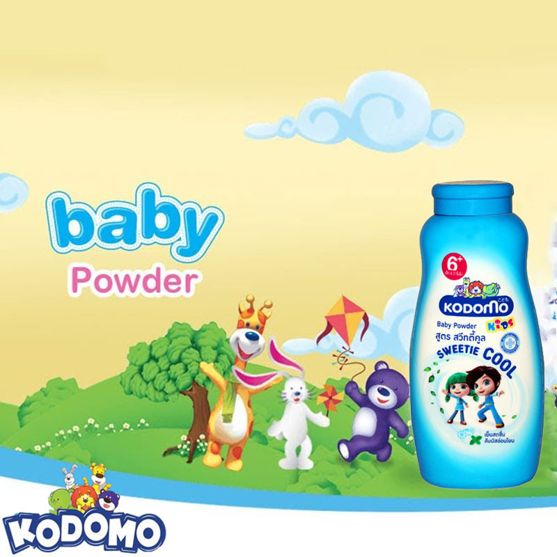 Kodomo Baby Powder Sweetie Cool 6Y+ - 350g (Thailand)