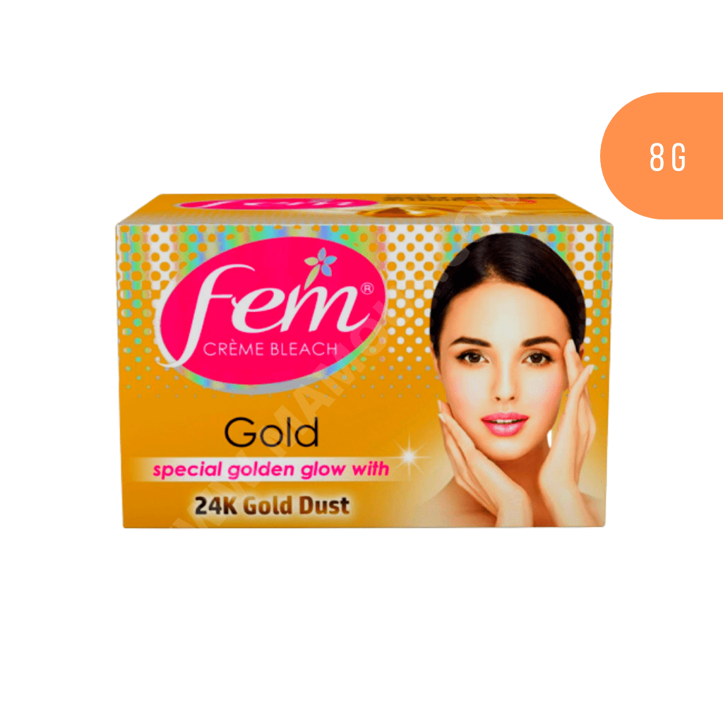 Fem Creme Bleach Gold 24K Gold Dust - 8g