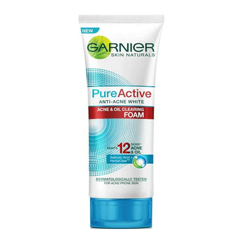 Garnier Pure Active Acne & Oil Clearing Foam Wash - 100g