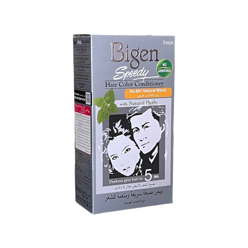 Bigen Speedy Hair Color Conditioner – Natural Black 881 – (40+40gm)