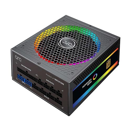 Walton arc ARGB Modular 750W Power Supply Unit  WPS75AGR02 Free Shipping