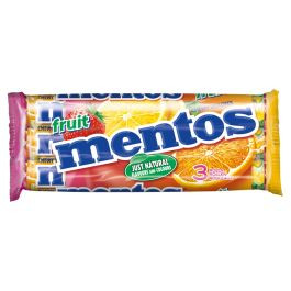 Mentos Berry Mix Chewy Dragees 4 Roll - 152g (Imported from UK)
