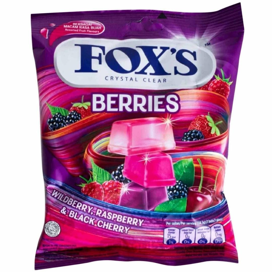 Foxs Crystal Clear Berries Chocolate - 90g Indonesia
